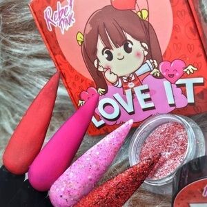 LOVE IT rebel pink Wapizima Acrylic nail power